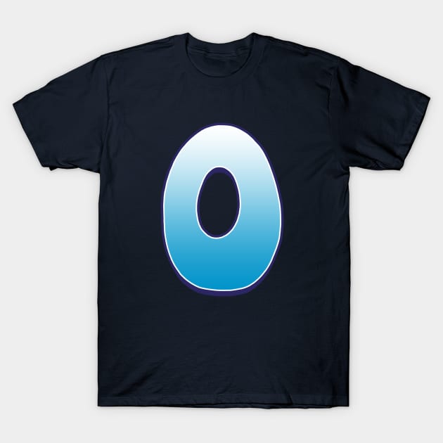 O - Blue T-Shirt by Dmitri